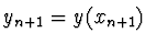 $y_{n+1} = y(x_{n+1})$